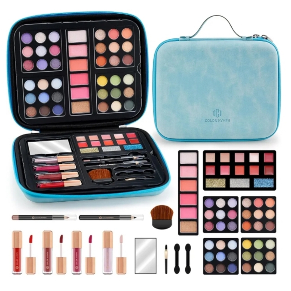 Color Nymph Makeup Palettes kits for Girls ages 6-12 Teens Makeup complet kit